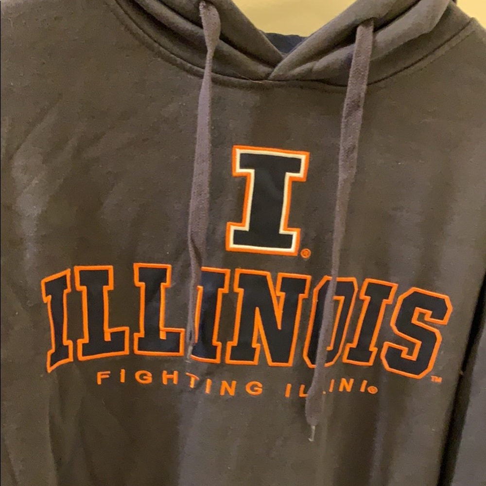 Illini hooded sweatshirt size small
